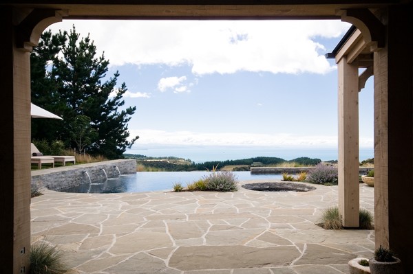 Cape Kidnappers view out over sea